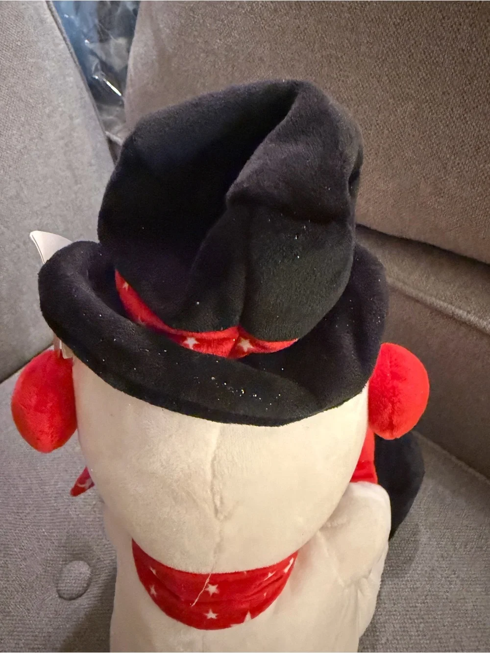 Cuddle Barn Animated Stormy Singing Frosty The Snowman Globe Plush toy 9.5 in